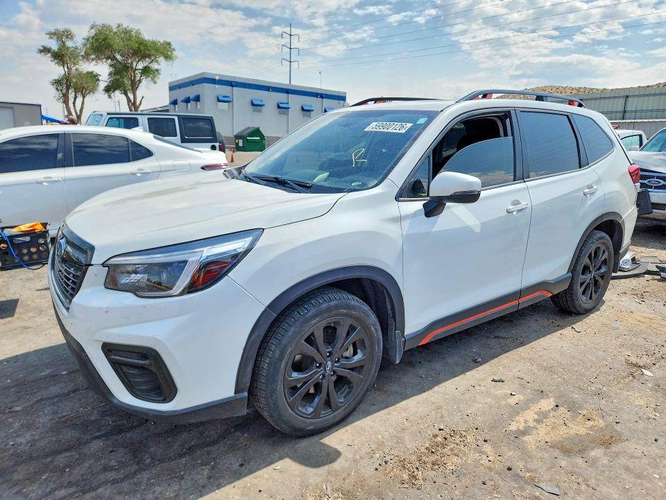 59900126 :رقم المزاد ، JF2SKARC7MH529606 vin ، 2021 Subaru Forester مزاد بيع