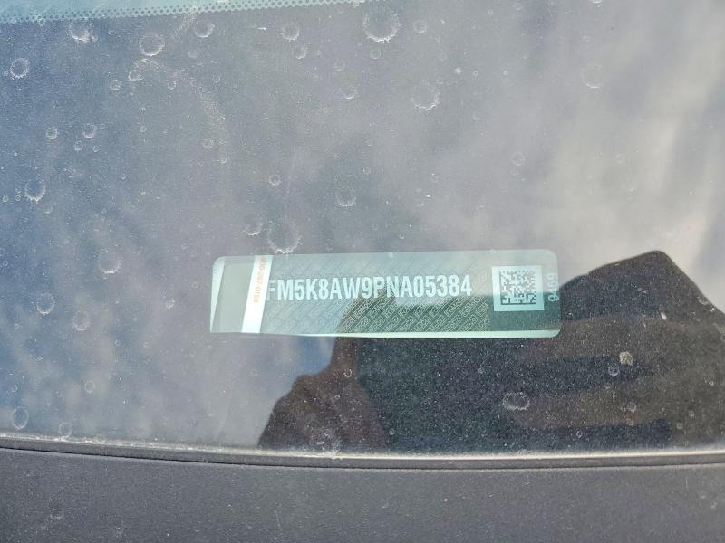 2023 Ford Explorer მანქანა იყიდება აუქციონზე, vin: 1FM5K8AW9PNA05384, აუქციონის ნომერი: 61857626