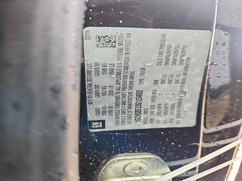 85970765 :رقم المزاد ، 1GCHSBE33G1234682 vin ، 2016 Chevrolet Colorado مزاد بيع