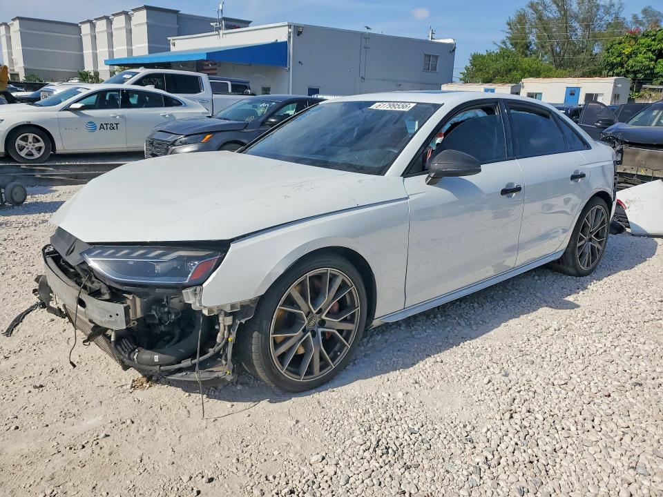 61799556 :رقم المزاد ، WAUB4AF48MA087222 vin ، 2021 Audi S4 مزاد بيع