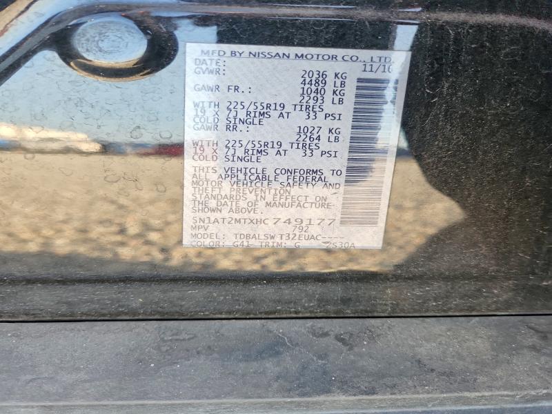 Aukcja sprzedaży 2017 Nissan Rogue, vin: 5N1AT2MTXHC749177, numer aukcji: 62251236
