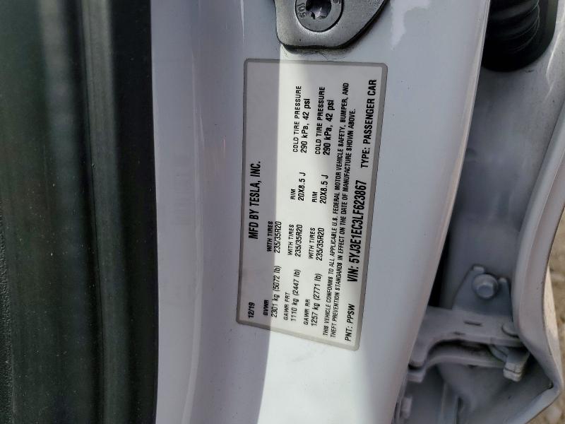 Aukcja sprzedaży 2020 Tesla Model 3, vin: 5YJ3E1EC3LF623867, numer aukcji: 60706996