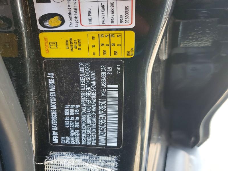2014 Mini Cooper მანქანა იყიდება აუქციონზე, vin: WMWZC5C55EWP39501, აუქციონის ნომერი: 61771126