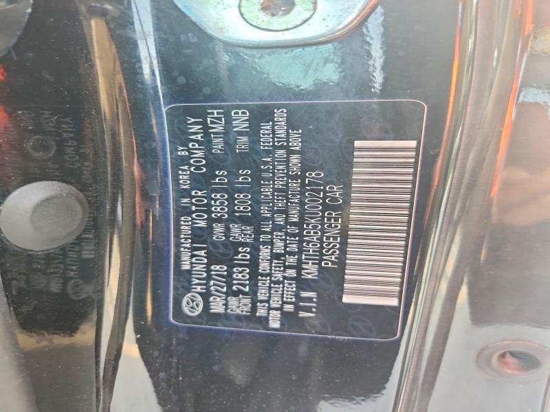 Aukcja sprzedaży 2019 Hyundai Veloster, vin: KMHTH6AB5KU002178, numer aukcji: 62313126