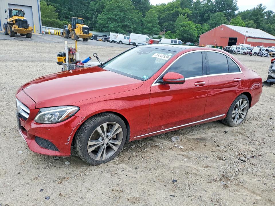59110126 :رقم المزاد ، WDDWF4KB7GR158328 vin ، 2016 Mercedes-benz C مزاد بيع