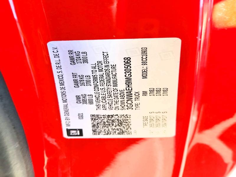 63043476 :رقم المزاد ، 3GCNWAEH9MG305068 vin ، 2021 Chevrolet Silverado مزاد بيع