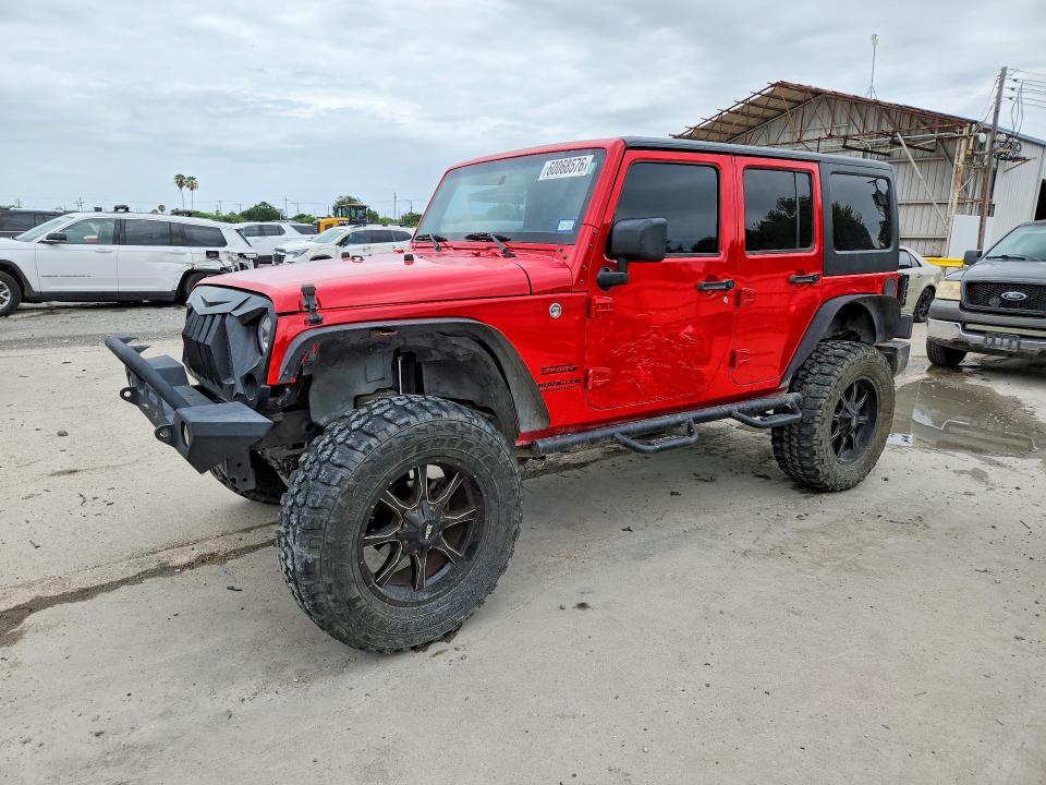 60068576 :رقم المزاد ، 1C4BJWDG4HL684495 vin ، 2017 Jeep Wrangler Unlimited مزاد بيع