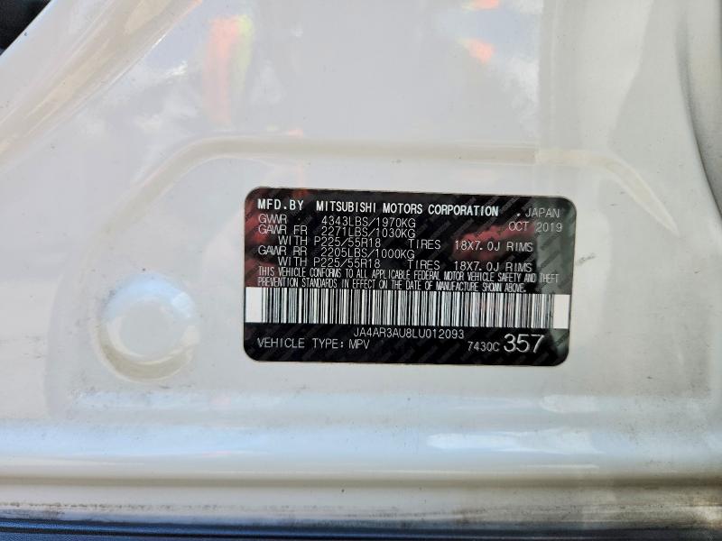 Продажа на аукционе авто 2020 Mitsubishi Outlander Sport, vin: JA4AR3AU8LU012093, номер лота: 63365306