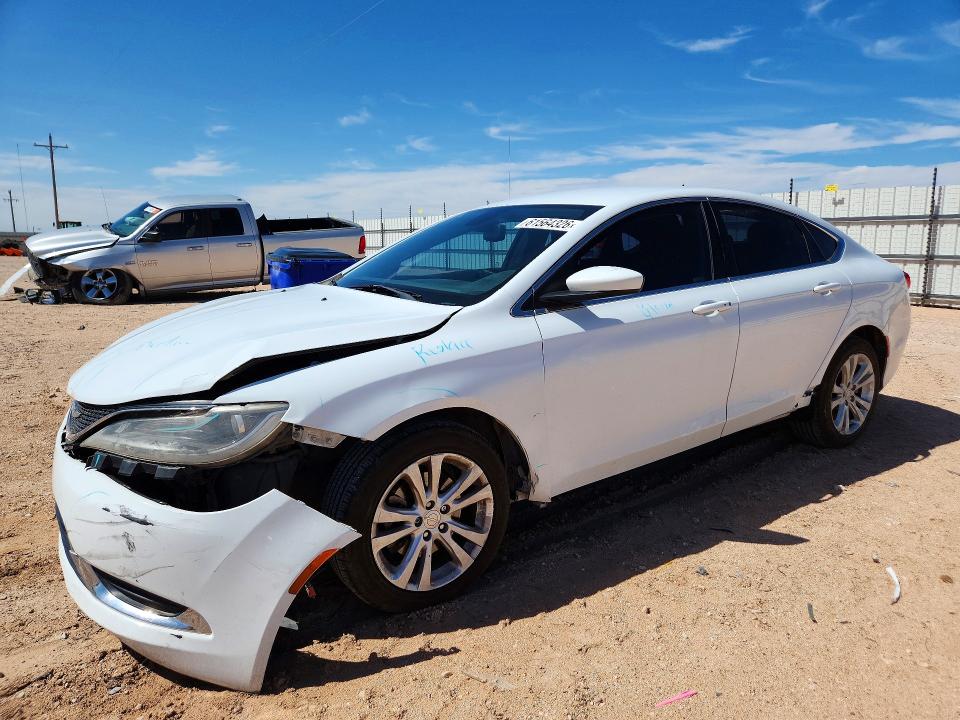 2015 Chrysler 200 მანქანა იყიდება აუქციონზე, vin: 1C3CCCAB6FN574513, აუქციონის ნომერი: 61564326