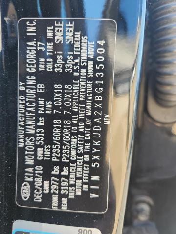 Продаж на аукціоні авто 2011 Kia Sorento, vin: 5XYKUDA2XBG135004, номер лоту: 58697476