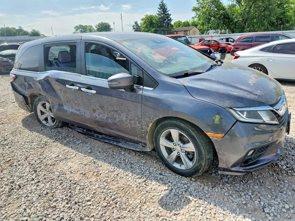 60445676 :رقم المزاد ، 5FNRL6H52KB013497 vin ، 2019 Honda Odyssey مزاد بيع