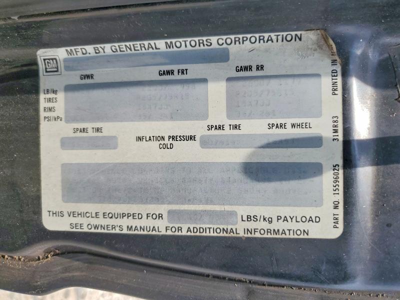 Продаж на аукціоні авто 1988 Chevrolet Blazer, vin: 1GNCS18ZXJ8237265, номер лоту: 60266486
