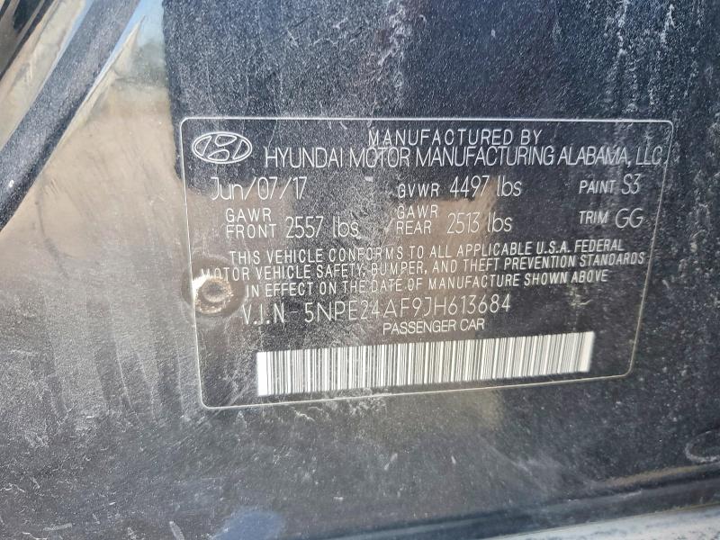 Aukcja sprzedaży 2018 Hyundai Sonata, vin: 5NPE24AF9JH613684, numer aukcji: 61340156