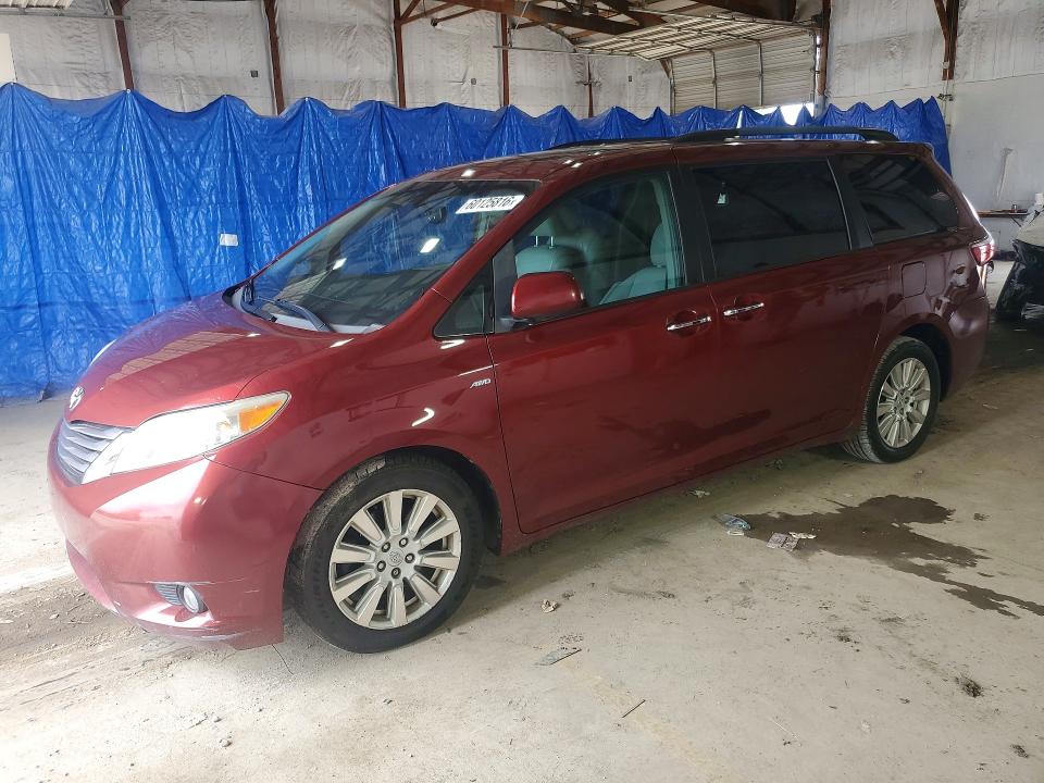 2017 Toyota Sienna მანქანა იყიდება აუქციონზე, vin: 5TDDZ3DC2HS173332, აუქციონის ნომერი: 60125816