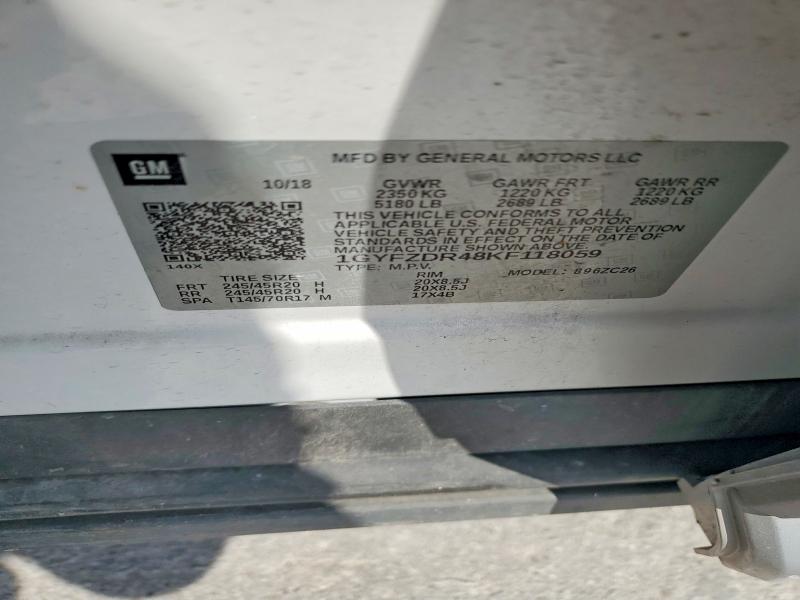 Продажа на аукционе авто 2019 Cadillac Xt4, vin: 1GYFZDR48KF118059, номер лота: 63206256