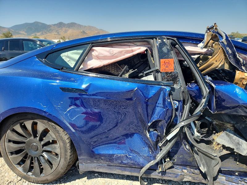 2022 Tesla Model S მანქანა იყიდება აუქციონზე, vin: 5YJSA1E66NF463567, აუქციონის ნომერი: 61818436