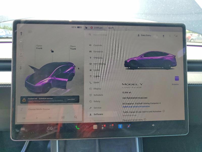 Продажа на аукционе авто 2026 Tesla Model Y, vin: 7SAYGDEDXTA462380, номер лота: 61322716