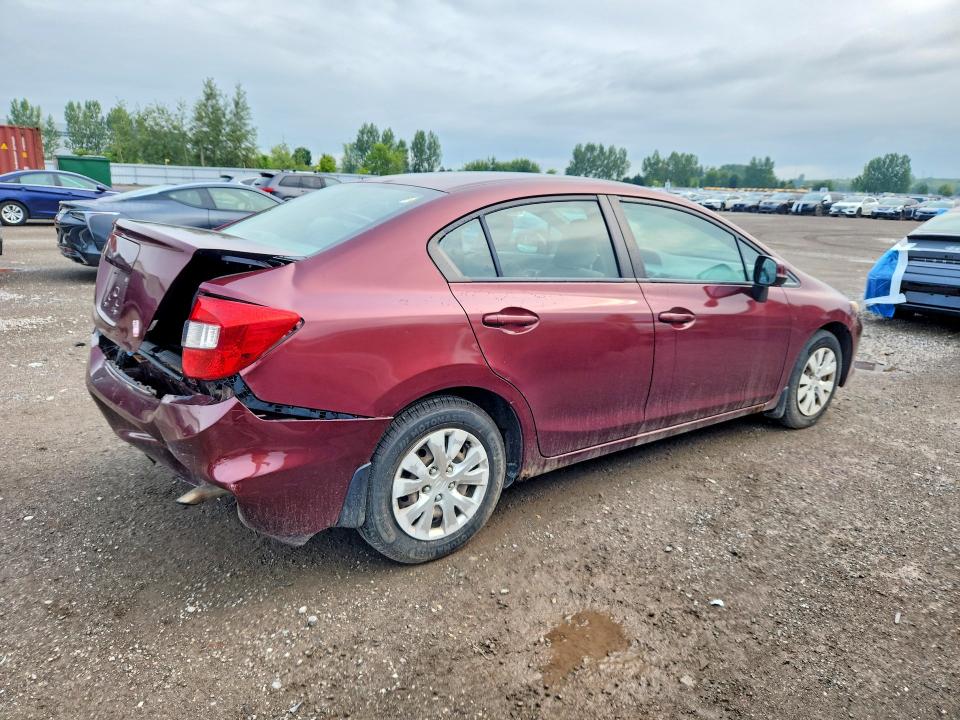 Продаж на аукціоні авто 2012 Honda Civic, vin: 2HGFB2F42CH026255, номер лоту: 62633986