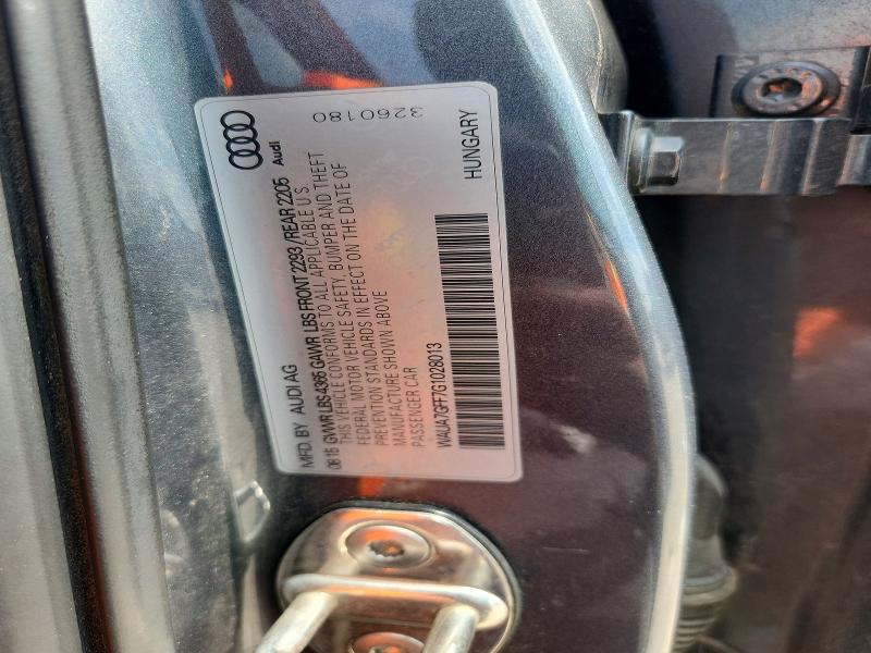 Aukcja sprzedaży 2016 Audi A3, vin: WAUA7GFF7G1028013, numer aukcji: 61636826