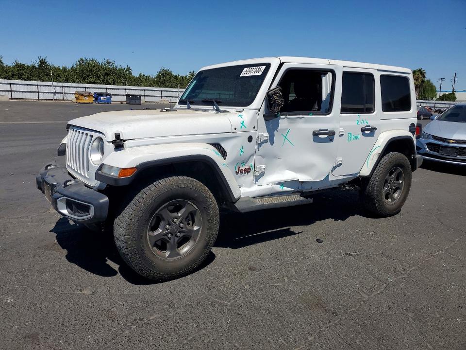 60987686 :رقم المزاد ، 1C4HJXEN8MW557268 vin ، 2021 Jeep Wrangler Unlimited مزاد بيع