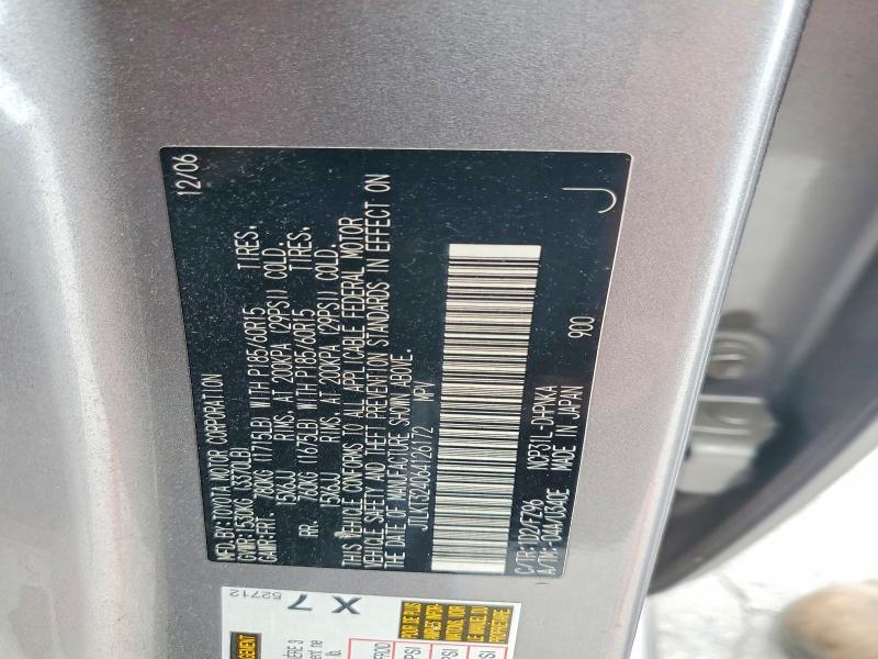 Aukcja sprzedaży 2006 Toyota Scion, vin: JTLKT324064126172, numer aukcji: 62122546