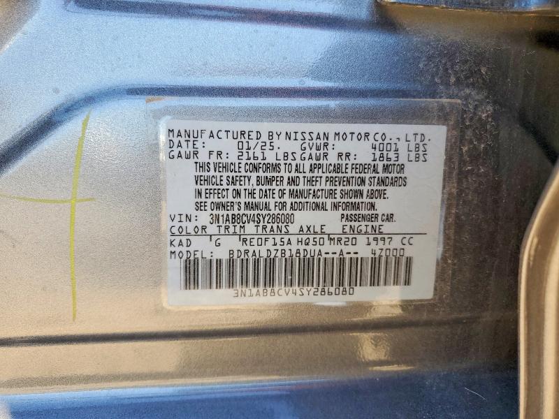 Продажа на аукционе авто 2025 Nissan Sentra, vin: 3N1AB8CV4SY286080, номер лота: 63202936