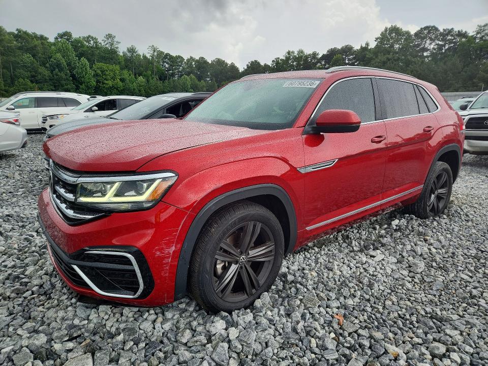 60795236 :رقم المزاد ، 1V2SE2CA9NC223247 vin ، 2022 Volkswagen Atlas Cross Sport مزاد بيع