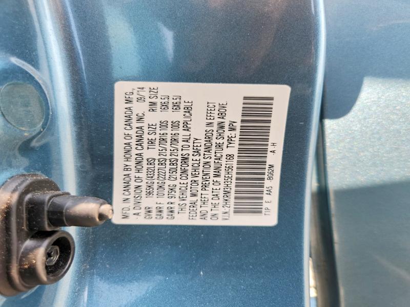 Продажа на аукционе авто 2014 Honda Cr-v, vin: 2HKRM3H35EH561168, номер лота: 62980386