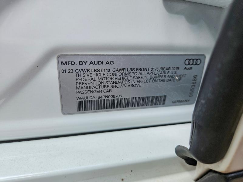 Aukcja sprzedaży 2023 Audi A8, vin: WAULDAF84PN006706, numer aukcji: 62141796