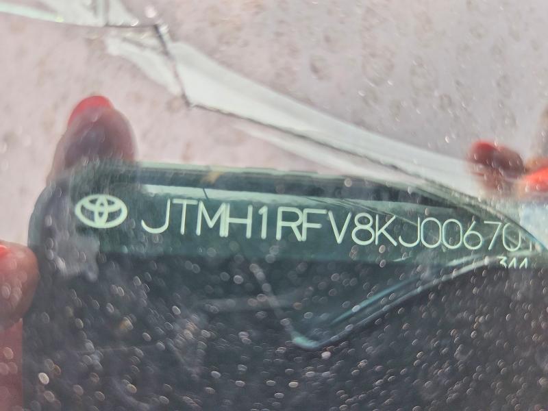 Aukcja sprzedaży 2019 Toyota Rav4, vin: JTMH1RFV8KJ006701, numer aukcji: 62566836