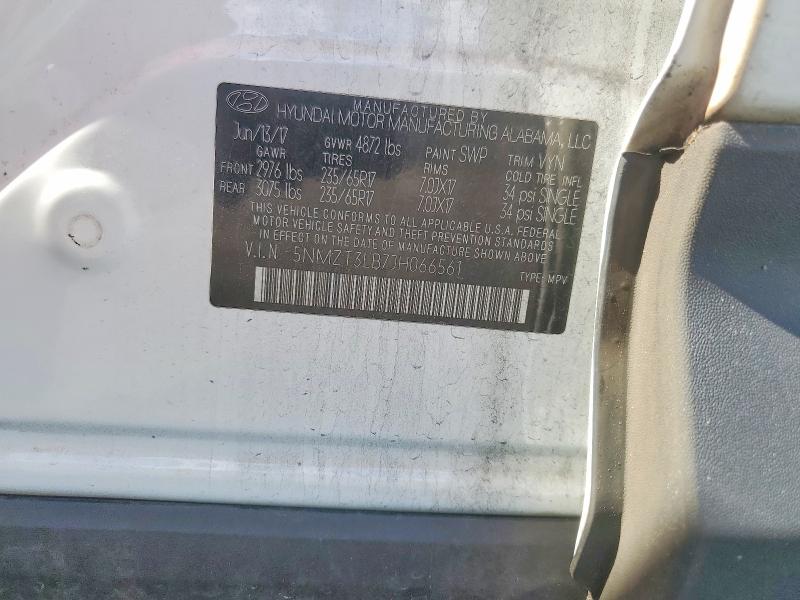 Продажа на аукционе авто 2018 Hyundai Santa Fe Sport, vin: 5NMZT3LB7JH066561, номер лота: 61341216