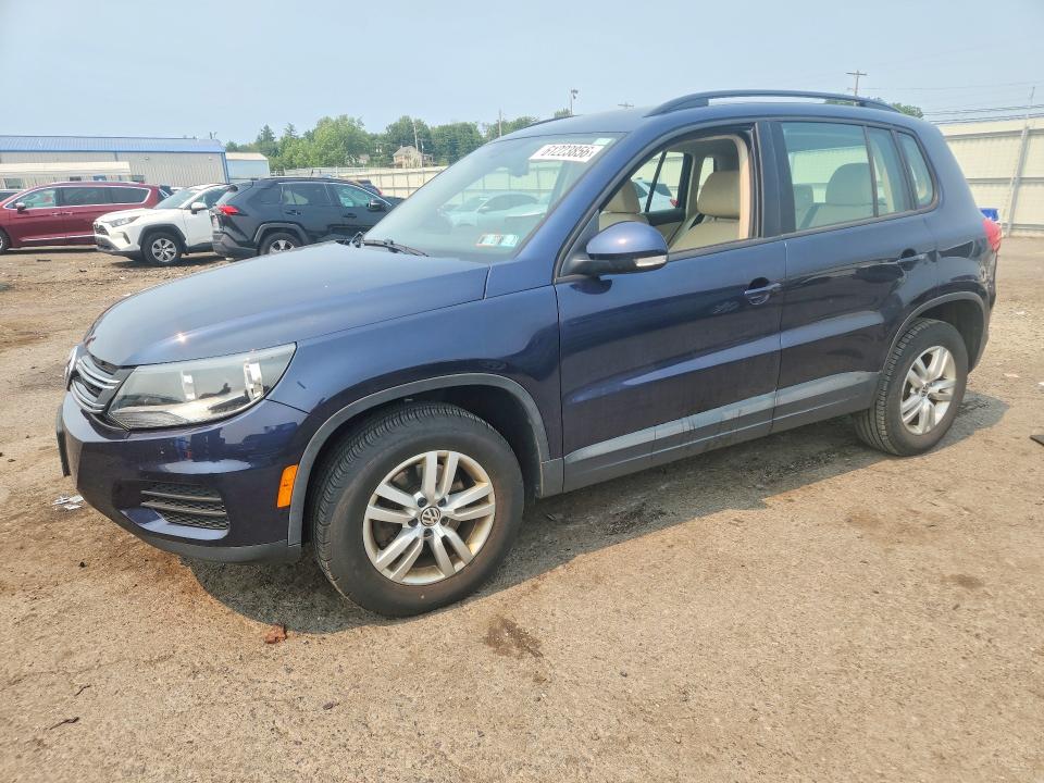 61223856 :رقم المزاد ، WVGBV7AXXGW593335 vin ، 2016 Volkswagen Tiguan مزاد بيع