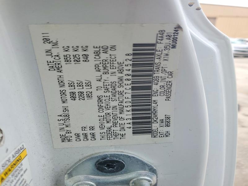 Продажа на аукционе авто 2012 Mitsubishi Eclipse, vin: 4A31K5DF7CE004528, номер лота: 62525466