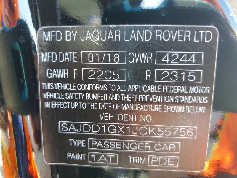 Продаж на аукціоні авто 2018 Jaguar F-type, vin: SAJDD1GX1JCK55756, номер лоту: 61706126