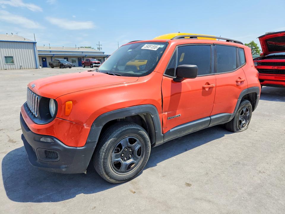 Продаж на аукціоні авто 2016 Jeep Renegade, vin: ZACCJBAT3GPC77616, номер лоту: 59091556