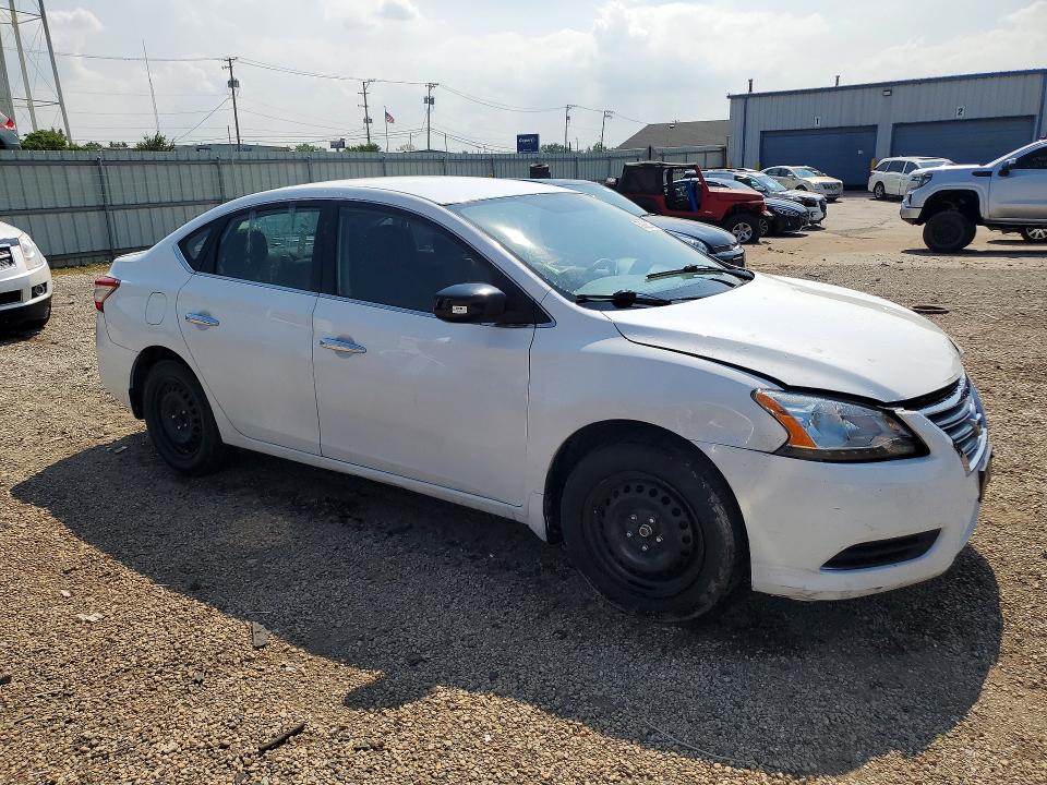 59905186 :رقم المزاد ، 3N1AB7APXFY262676 vin ، 2015 Nissan Sentra مزاد بيع