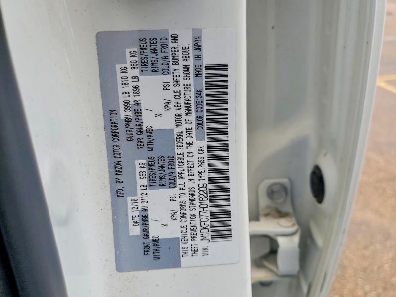 61204856 :رقم المزاد ، JM1DKFC77H0162209 vin ، 2017 Mazda Cx-3 مزاد بيع