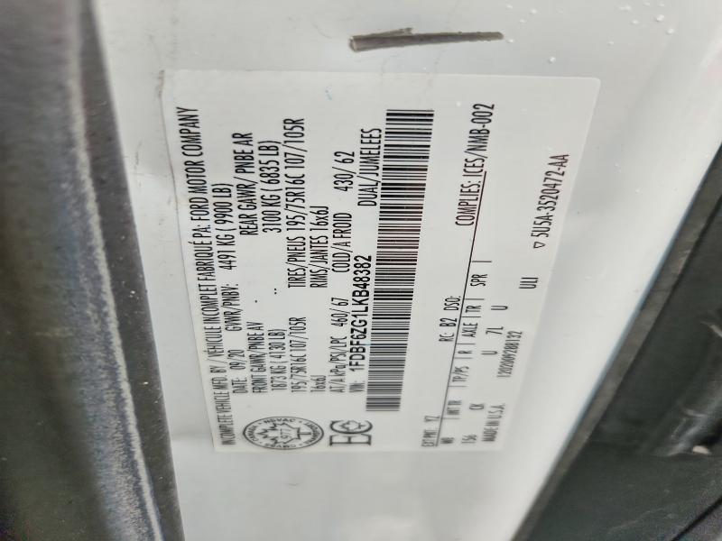 Продажа на аукционе авто 2020 Ford Transit, vin: 1FDBF6ZG1LKB48382, номер лота: 62461946