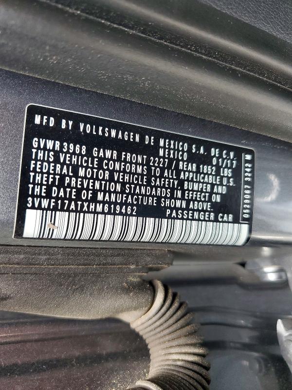 Продаж на аукціоні авто 2017 Volkswagen Beetle, vin: 3VWF17ATXHM619462, номер лоту: 61668276