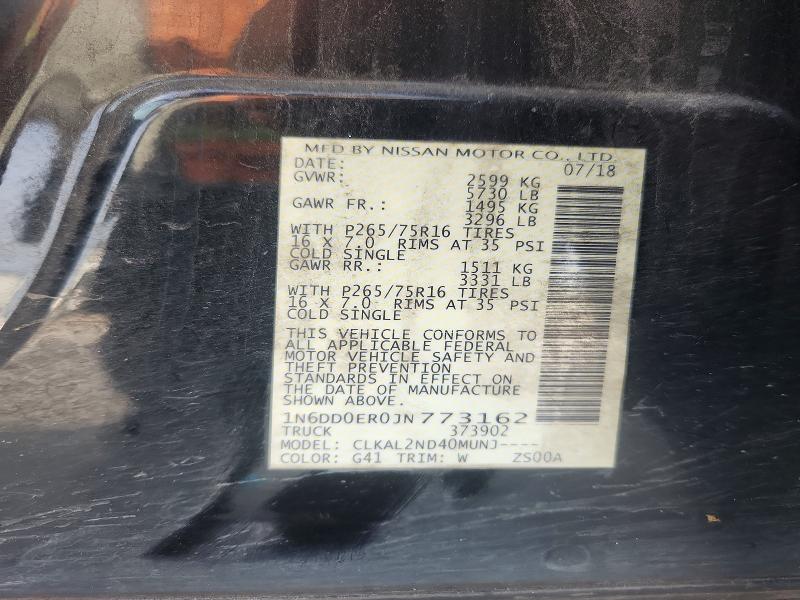 Продаж на аукціоні авто 2018 Nissan Frontier, vin: 1N6DD0ER0JN773162, номер лоту: 62576626