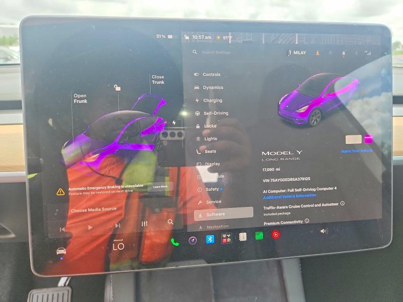 Продажа на аукционе авто 2025 Tesla Model Y, vin: 7SAYGDED8SA379125, номер лота: 59706446