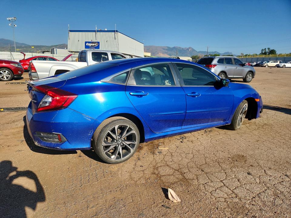 62915026 :رقم المزاد ، 2HGFC2F85KH602497 vin ، 2019 Honda Civic مزاد بيع