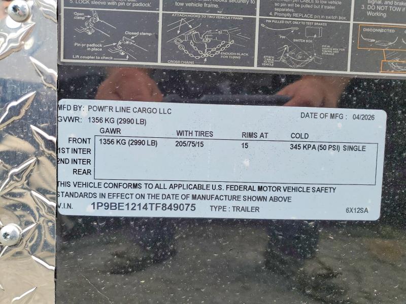 Продажа на аукционе авто 2026 Powerline Cargo Unknown, vin: 1P9BE1214TF849075, номер лота: 61912636