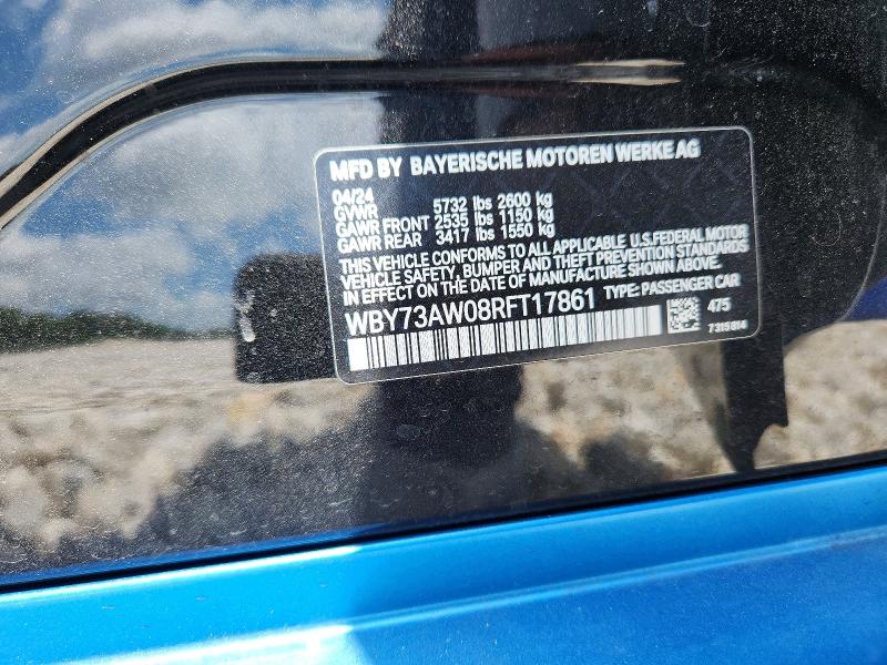 Aukcja sprzedaży 2024 Bmw I4, vin: WBY73AW08RFT17861, numer aukcji: 60008936