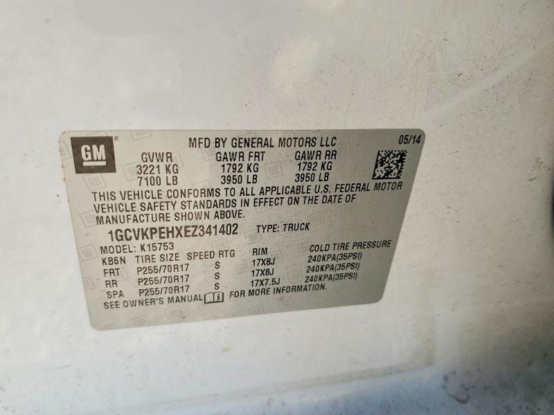 Aukcja sprzedaży 2014 Chevrolet Silverado, vin: 1GCVKPEHXEZ341402, numer aukcji: 61441066
