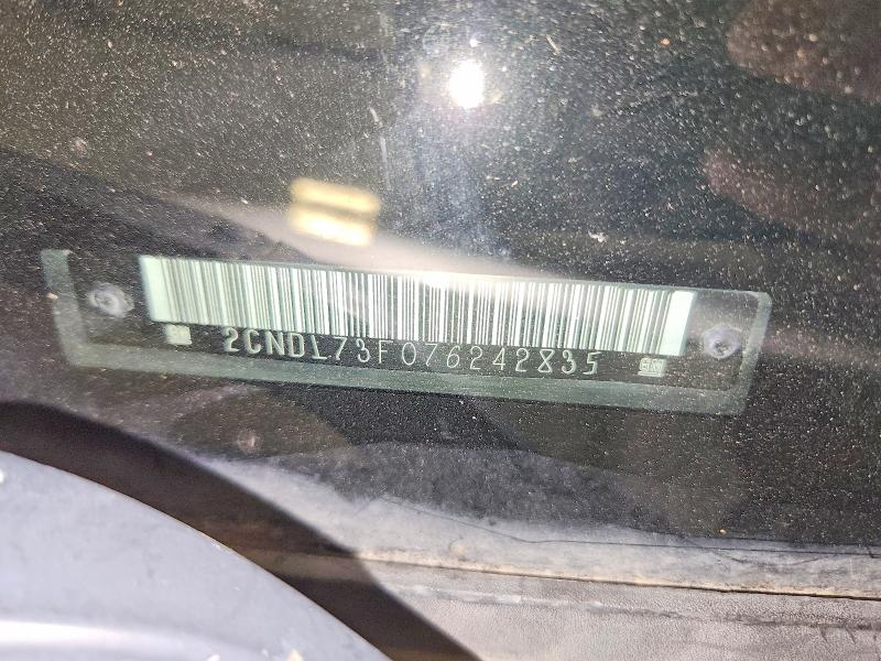 2007 Chevrolet Equinox მანქანა იყიდება აუქციონზე, vin: 2CNDL73F076242835, აუქციონის ნომერი: 62249436