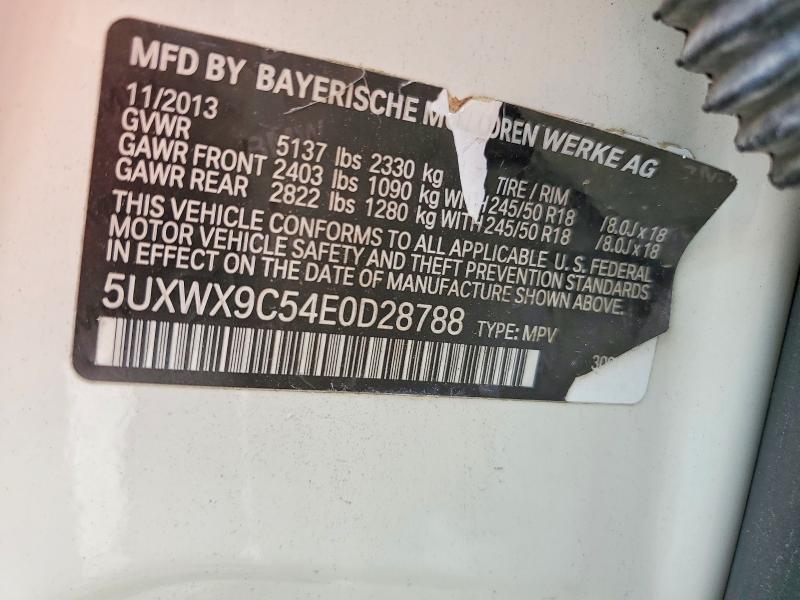 Продажа на аукционе авто 2014 Bmw X3, vin: 5UXWX9C54E0D28788, номер лота: 62850726