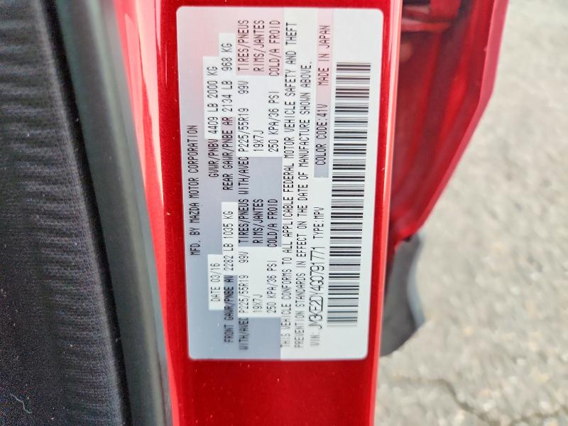Aukcja sprzedaży 2016 Mazda Cx-5, vin: JM3KE2DY4G0791771, numer aukcji: 59890406