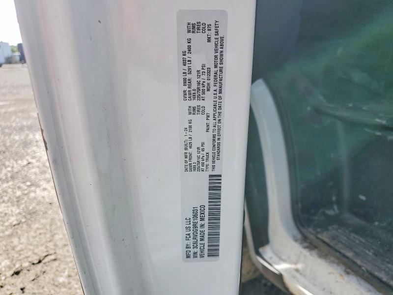 Продаж на аукціоні авто 2024 Ram Promaster 2500, vin: 3C6LRVDG9RE106031, номер лоту: 60415016