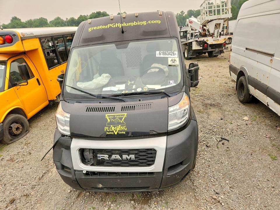 2021 Ram Promaster 2500 მანქანა იყიდება აუქციონზე, vin: 3C6LRVDG3ME519765, აუქციონის ნომერი: 61863426